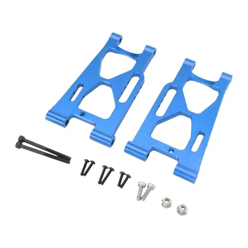 predolo 2 stück RC Hinten Unten Schaukel Arm Ersatz Suspension Arm Upgrade Teil für P73250 1/7 RC Auto, Blau von predolo