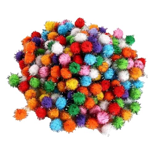 predolo 240 X Pompons, Weiche Pompons, Bälle, DIY, Kreatives Basteln, Kunsthandwerk für Dekoration, Schulaktivitäten, Weihnachtsdekor, Urlaub, Style B von predolo
