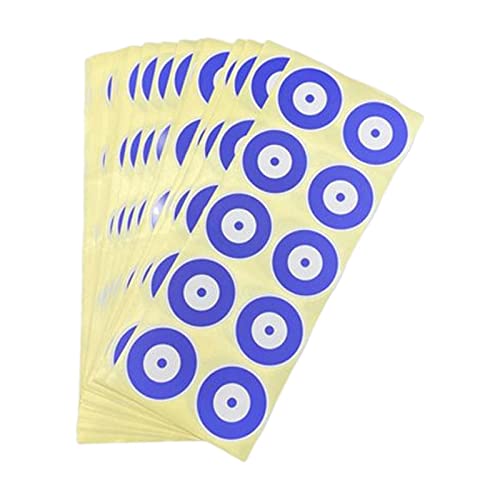 predolo 250 Stück/25 Blatt Leuchtende Ziele für Bogenschießen im Freien, Blau predolo 250 Stück/25 Blatt Leuchtende Ziele für Bogenschießen im Freien, Blau von predolo