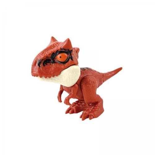 predolo 2X Dinosaurier beißspielzeug, Interaktive Handpuppe für Kinder, Kreatives Lernspielzeug mit Flexiblen Gelenken von predolo
