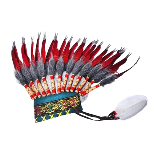 predolo Amerikanischer Häuptling Indianer Native Hut Künstliche Feder Kopfschmuck predolo Amerikanischer Häuptling Indianer Native Hut Künstliche Feder Kopfschmuck von predolo