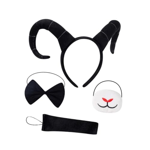 predolo Antilopenhörner Stirnband, Requisiten, Kopfbedeckungen für Maskerade, Geburtstag, Festival, Karneval, Schwarz predolo Antilopenhörner Stirnband, Requisiten, Kopfbedeckungen für Maskerade, Geburtstag, Festival, Karneval, Schwarz von predolo