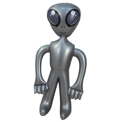 predolo Aufblasbare Alien Figur, PVC, Zum Aufblasen von Alien Spielzeug, Cartoon Aufblasbare Puppe für von predolo