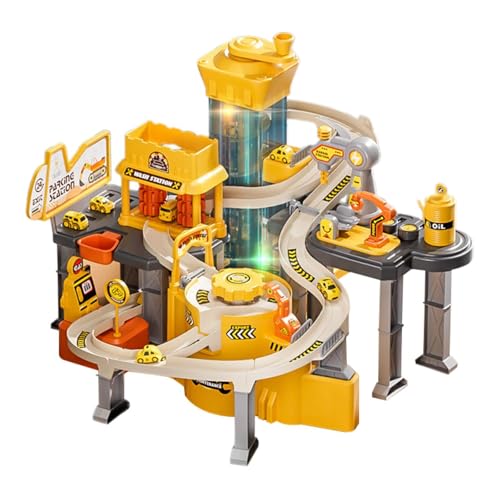 predolo Auto Parkspielzeug Set, Spielset, Fahrzeuge, Lernspielzeug mit Manuellem Aufzug, DIY Montagestrecke, Rennauto Spielzeug für Kinder, Jungen Und Mädchen, Technisches Thema predolo Auto Parkspielzeug Set, Spielset, Fahrzeuge, Lernspielzeug mit Manuellem Aufzug, DIY Montagestrecke, Rennauto Spielzeug für Kinder, Jungen Und Mädchen, Technisches Thema von predolo