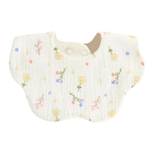 predolo Baby-Lätzchen, praktisch verstellbar, trendiges Design, Sabber-Handtuch für Babys, Blume von predolo