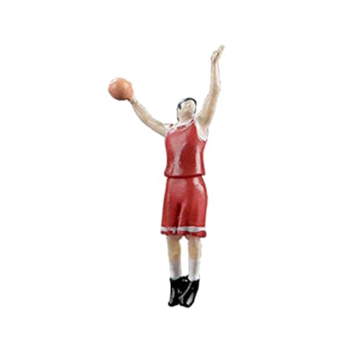 predolo Basketballspieler Figuren Set Miniatur Spielzeug für Rollenspiele Schreibtisch Deko von predolo