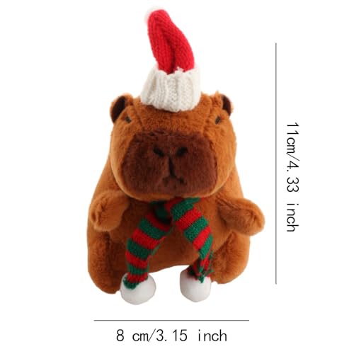 predolo Capybara Plüsch Schlüsselanhänger, Capybara, Kuscheltiere, Rucksack, Puppenanhänger, Tragbarer Weihnachts Capybara Anhänger, Ki, Goldener Schlüsselanhänger Grün predolo Capybara Plüsch Schlüsselanhänger, Capybara, Kuscheltiere, Rucksack, Puppenanhänger, Tragbarer Weihnachts Capybara Anhänger, Ki, Goldener Schlüsselanhänger Grün von predolo