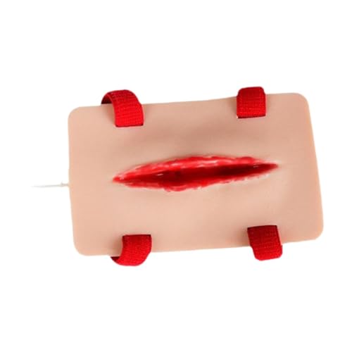 predolo Chirurgische Nähte Praxismodell Trauma Simuliertes Wundpraxismodul Multifunktional Hautfarbe Simuliertes Wundhautmodul predolo Chirurgische Nähte Praxismodell Trauma Simuliertes Wundpraxismodul Multifunktional Hautfarbe Simuliertes Wundhautmodul von predolo