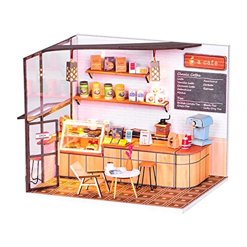 predolo DIY Mini Dollhouse mit LED Model Assembly für von predolo