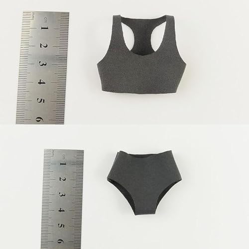 predolo Damenkleidung Im Maßstab 1/6, 12 Zoll Puppenkleidung, Weste Und Shorts, Badeanzug, Sammlerstück, Trendiger Bikini, Damen Actionfigur Kleidung, Grau predolo Damenkleidung Im Maßstab 1/6, 12 Zoll Puppenkleidung, Weste Und Shorts, Badeanzug, Sammlerstück, Trendiger Bikini, Damen Actionfigur Kleidung, Grau von predolo