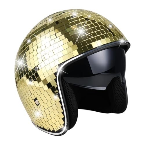 predolo Discokugel, Glänzend, Einzigartiger Partyhut für Karneval, Geschenk, Mottoparty, Tanz, Gold predolo Discokugel, Glänzend, Einzigartiger Partyhut für Karneval, Geschenk, Mottoparty, Tanz, Gold von predolo