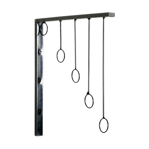 predolo Einzelhandel Kleidung Rack Kleiderbügel Metall mit 5 Hängenden Ringen Kleidung Lagerung Regal, Schwarz predolo Einzelhandel Kleidung Rack Kleiderbügel Metall mit 5 Hängenden Ringen Kleidung Lagerung Regal, Schwarz von predolo
