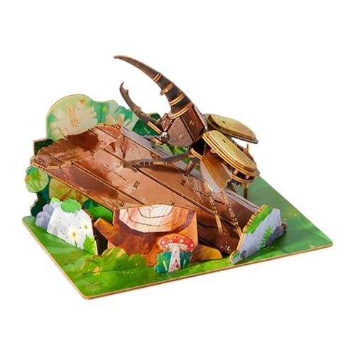 predolo Holz 3D Puzzles, Holzbausätze, Postkarten Bausätze, Kreatives Handgefertigtes Ornament, Pädagogisches Spielzeug, Holzmodelle für Kinder Und Jugendlich, Laubholzkäfer predolo Holz 3D Puzzles, Holzbausätze, Postkarten Bausätze, Kreatives Handgefertigtes Ornament, Pädagogisches Spielzeug, Holzmodelle für Kinder Und Jugendlich, Laubholzkäfer von predolo