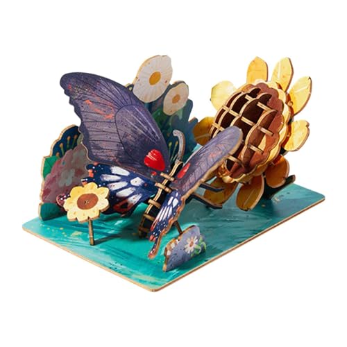 predolo Holz 3D Puzzles, Holzbausätze, Postkarten Bausätze, Kreatives Handgefertigtes Ornament, Pädagogisches Spielzeug, Holzmodelle für Kinder Und Jugendlich, Phönix-Schmetterling predolo Holz 3D Puzzles, Holzbausätze, Postkarten Bausätze, Kreatives Handgefertigtes Ornament, Pädagogisches Spielzeug, Holzmodelle für Kinder Und Jugendlich, Phönix-Schmetterling von predolo