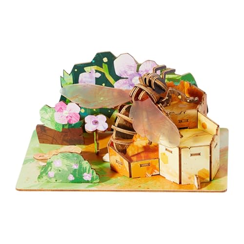 predolo Holz 3D Puzzles, Holzbausätze, Postkarten Bausätze, Kreatives Handgefertigtes Ornament, Pädagogisches Spielzeug, Holzmodelle für Kinder Und Jugendlich, Westliche Biene predolo Holz 3D Puzzles, Holzbausätze, Postkarten Bausätze, Kreatives Handgefertigtes Ornament, Pädagogisches Spielzeug, Holzmodelle für Kinder Und Jugendlich, Westliche Biene von predolo