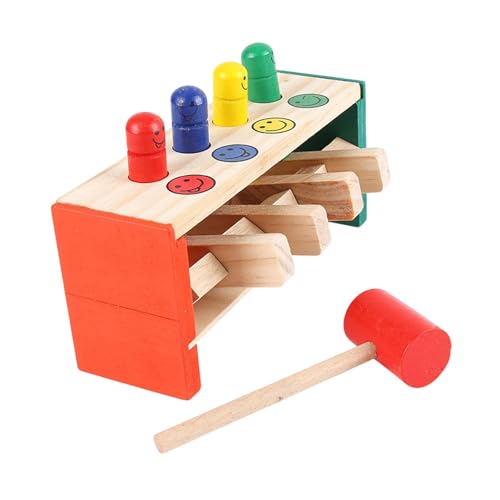 predolo Holz Schlagbank, Pädagogische Feinmotorik mit Hammer für Kinder predolo Holz Schlagbank, Pädagogische Feinmotorik mit Hammer für Kinder von predolo