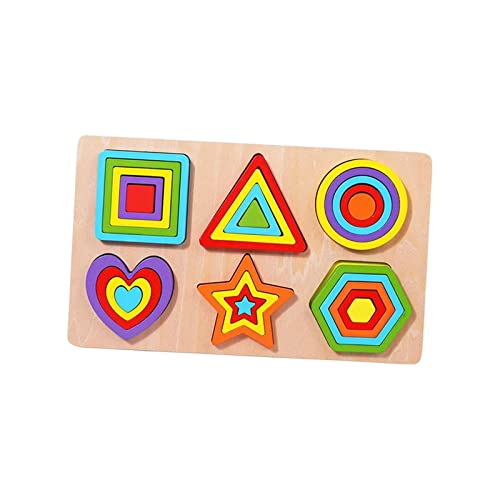 predolo Holzform-Sortierbrett - Kreatives Lernspielzeug für Kinder ab 3 Jahren, Stil b von predolo