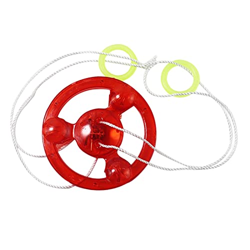 predolo Interaktives Spielzeug mit rotierendem Schwungrad, Handzugseil und Pfeife für Kinder von predolo