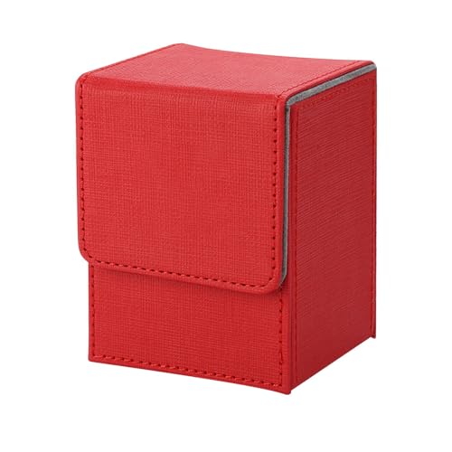predolo Kartensammler Aufbewahrungsbox für Trading Cards, Rot von predolo