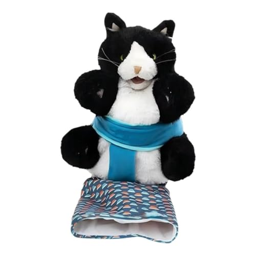 predolo Katzen Handpuppe, Leicht, Weich, Bequem, für Interaktives Spielen, Plüschspielzeug predolo Katzen Handpuppe, Leicht, Weich, Bequem, für Interaktives Spielen, Plüschspielzeug von predolo