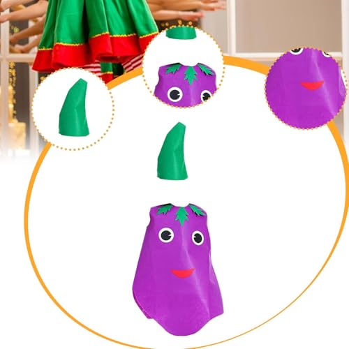 predolo Kostüm für Kinder, Obstdesign, Verkleidung für Halloween-Events, Aubergine predolo Kostüm für Kinder, Obstdesign, Verkleidung für Halloween-Events, Aubergine von predolo