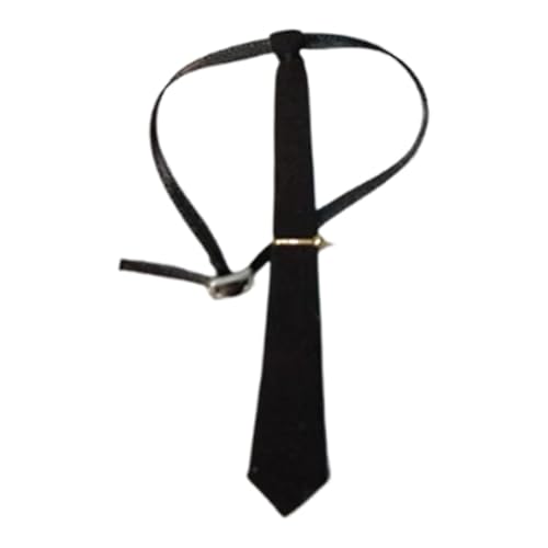 predolo Krawatte Im Maßstab 1/6, Cosplay, Modisch, Stilvoll, Verkleiden, Business Kleidung, Accessoire, Damen Krawatte für 12 Zoll Figuren, Accessoire, Schwarz von predolo
