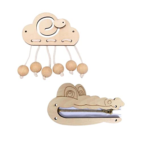 predolo Kreatives Lernspielzeug für Kleinkinder - Sensorikbrett aus Holz von predolo