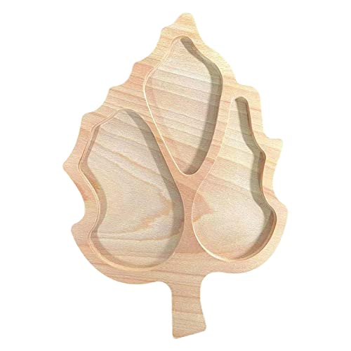 predolo Kreatives Montessori-Holz-Sensory-Tablett Sortiertablett DIY Handwerk Lernspielzeug für Kinder, Blatt, 32 cm x 23 cm predolo Kreatives Montessori-Holz-Sensory-Tablett Sortiertablett DIY Handwerk Lernspielzeug für Kinder, Blatt, 32 cm x 23 cm von predolo