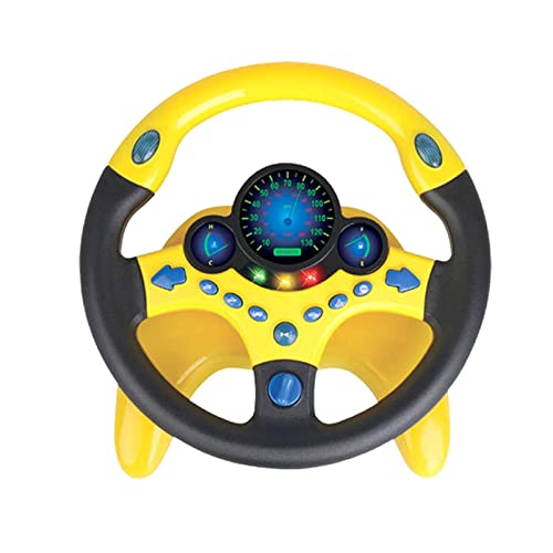 predolo Lenkrad Autositz Spielzeug Lustiger Fahrcontroller für Imaginatin Entwickeln, GELB predolo Lenkrad Autositz Spielzeug Lustiger Fahrcontroller für Imaginatin Entwickeln, GELB von predolo