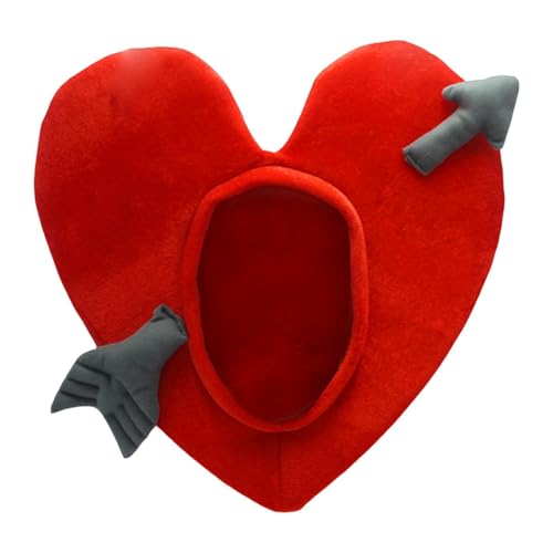 predolo Love Heart Kopfbedeckung Hut Love Heart Hut für Valentinstag Festival von predolo