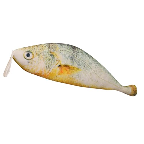 predolo Lustiges Fisch Plüschtier in 3D, Weiches Kuscheltier für Kinderzimmer, 20 cm von predolo