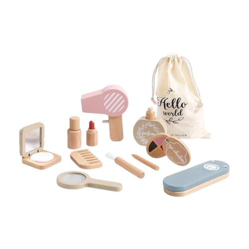 predolo Mädchen Schminkset aus Holz, Spielzeug für Frisiertisch, Rollenspiel für Kinder predolo Mädchen Schminkset aus Holz, Spielzeug für Frisiertisch, Rollenspiel für Kinder von predolo