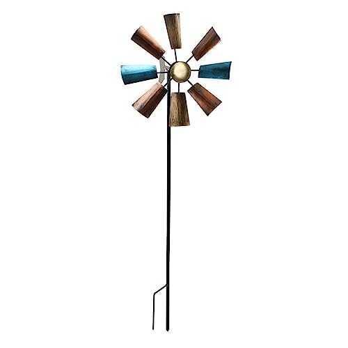 predolo Metall Windmühle Rasen Windräder, Windfänger, dekorative Windmühle für Terrasse, Retro predolo Metall Windmühle Rasen Windräder, Windfänger, dekorative Windmühle für Terrasse, Retro von predolo