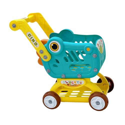 predolo Mini Einkaufswagen Spielzeug, Interaktive Simulation, Einkaufswagen Modell, Multifunktionaler Supermarkt Handwagen für Kinder, Mädchen, Jungen, GrÜn predolo Mini Einkaufswagen Spielzeug, Interaktive Simulation, Einkaufswagen Modell, Multifunktionaler Supermarkt Handwagen für Kinder, Mädchen, Jungen, GrÜn von predolo