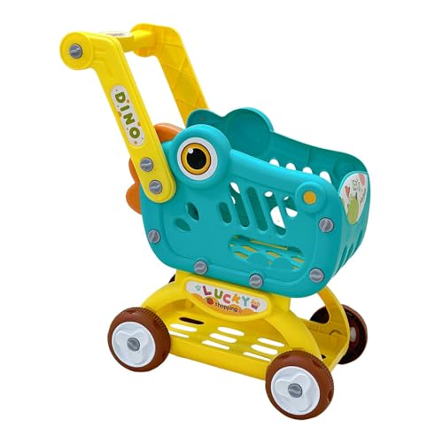 predolo Mini Einkaufswagen Spielzeug, Interaktive Simulation, Einkaufswagen Modell, Multifunktionaler Supermarkt Handwagen für Kinder, Mädchen, Jungen, Grün mit Farbfeld predolo Mini Einkaufswagen Spielzeug, Interaktive Simulation, Einkaufswagen Modell, Multifunktionaler Supermarkt Handwagen für Kinder, Mädchen, Jungen, Grün mit Farbfeld von predolo