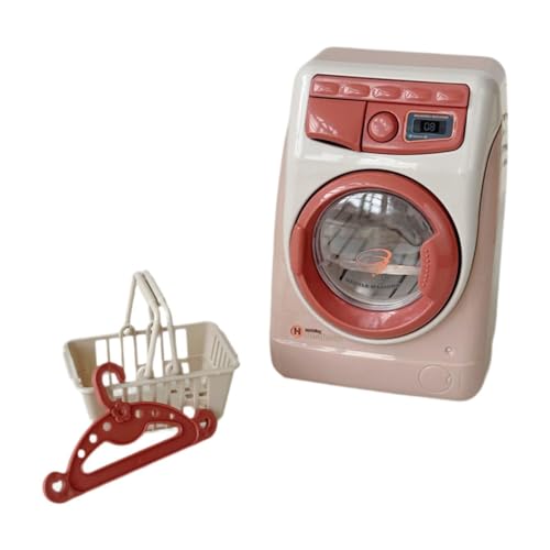 predolo Mini Haushaltsgerät Spielzeug, Küchenzubehör, Simulation, Spielküchengeräte Spielzeug, für Jungen Und Mädchen, Partygeschenk für Kinder, Waschmaschine von predolo