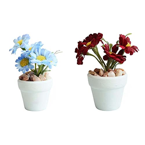 predolo Miniatur Blumen Set für Puppenhaus - Dekorative Ergänzung /6 Maßstab von predolo