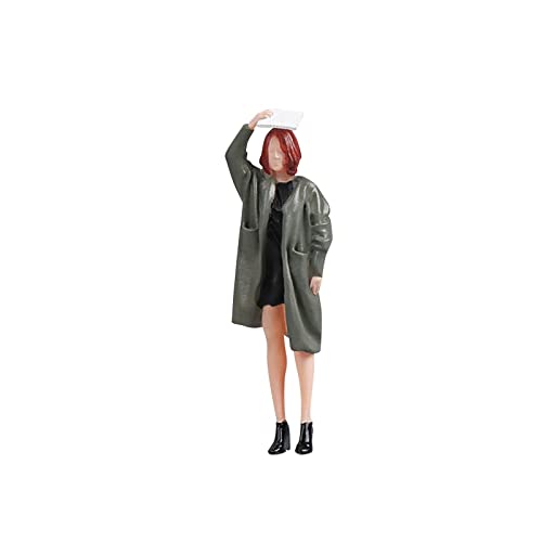 predolo Miniatur Modell Menschen Figur für Gartenlandschaft Dekoration, Mädchen von predolo