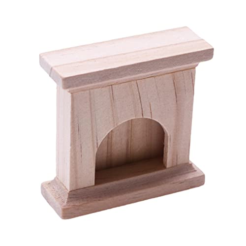 predolo Miniatur Puppenhaus Zubehör Möbel - Holz Kamin, für Wohnzimmer Küche Weihnachten Dekoration predolo Miniatur Puppenhaus Zubehör Möbel - Holz Kamin, für Wohnzimmer Küche Weihnachten Dekoration von predolo