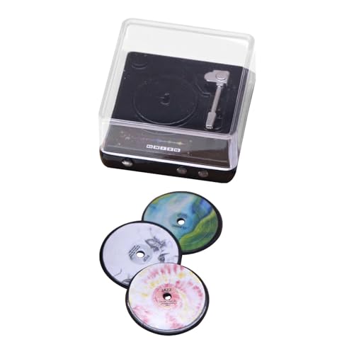 predolo Miniatur Spieler Puppenhaus Dekorationsmodell Accessoire mit Authentischem Retro Flair aus Widerstandsfähigem PP für Kreative Miniaturwelten Sammler von predolo