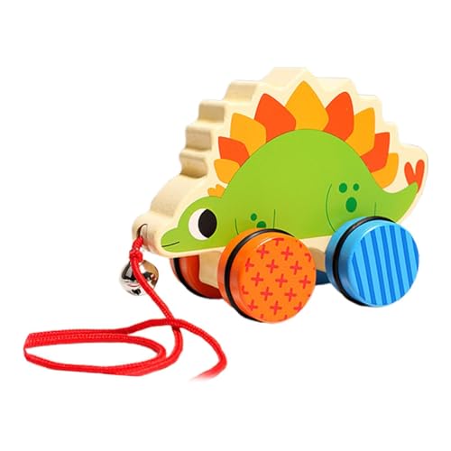 predolo Nachziehspielzeug mit Schnur, Tier Schiebe Und Ziehspielzeug, Feinmotorik Laufspielzeug, Holzspielzeug für Kleinkinder, Geschenke für 1 Jährige, Stegosaurus predolo Nachziehspielzeug mit Schnur, Tier Schiebe Und Ziehspielzeug, Feinmotorik Laufspielzeug, Holzspielzeug für Kleinkinder, Geschenke für 1 Jährige, Stegosaurus von predolo