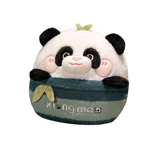 predolo Panda Plüsch Cartoon Wurfkissen Weiches Stofftier Büro Mittagsschlaf Kissen Dekoratives Plüschtier Kissen für Kinder Mädchen Jungen von predolo