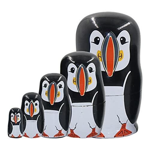 predolo Pinguin Muster Set mit 5 Stück - Kinderzimmer Deko von predolo