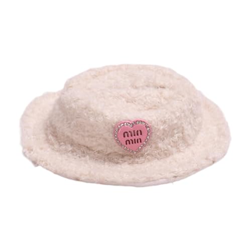 predolo Puppenhut als Puppenkleidungsstück Zubehör für Plüschtiere Und Miniatur-Kopfschmuck Modischer Stofftier-Hut aus Stoff für die Puppendekoration Und von predolo