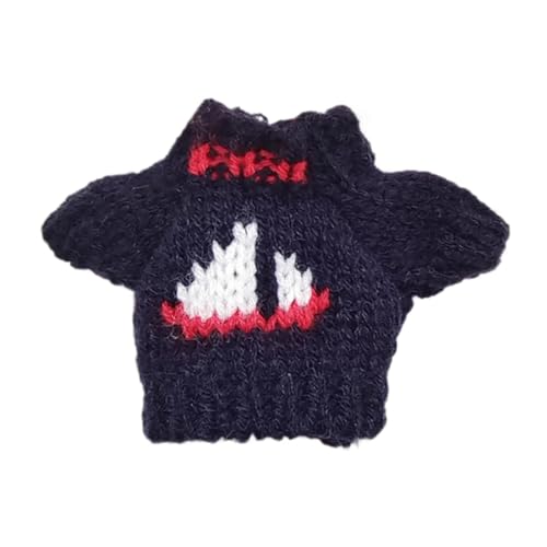 predolo Puppenkleidung für 15 cm Plüschpuppe, Cartoon, weich, DIY-Ankleide, Mode, Kuscheltierkleidung, Puppenkleidung, Puppenpullover, Dreieck schwarz predolo Puppenkleidung für 15 cm Plüschpuppe, Cartoon, weich, DIY-Ankleide, Mode, Kuscheltierkleidung, Puppenkleidung, Puppenpullover, Dreieck schwarz von predolo
