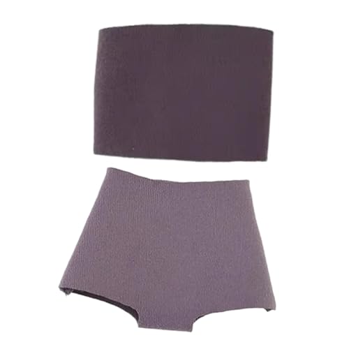 predolo Puppenkleidung im Maßstab 1:6, Set mit Tube-Top und Shorts für Damen, Rosa Und Lila von predolo