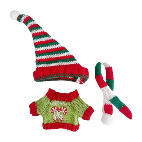 predolo Puppenpullover, Puppenkleidung, Dekoration, Plüsch Puppenzubehör, Bezaubernd mit Mütze Und Schal Anhänger, Puppen Outfits für 6,69 Zoll Große Puppen, GrÜn predolo Puppenpullover, Puppenkleidung, Dekoration, Plüsch Puppenzubehör, Bezaubernd mit Mütze Und Schal Anhänger, Puppen Outfits für 6,69 Zoll Große Puppen, GrÜn von predolo