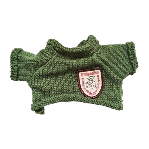 predolo Puppenpullover mit Rundhals als Plüschpuppen-Kleidung Und Kurzarm-Pullover Outfit Locker Geschnitten aus Stoff für Szenenfotos Und als Geschenk, Grüner Bär predolo Puppenpullover mit Rundhals als Plüschpuppen-Kleidung Und Kurzarm-Pullover Outfit Locker Geschnitten aus Stoff für Szenenfotos Und als Geschenk, Grüner Bär von predolo