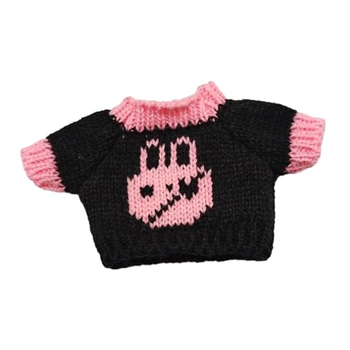 predolo Puppenpullover mit Rundhals als Plüschpuppen-Kleidung Und Kurzarm-Pullover Outfit Locker Geschnitten aus Stoff für Szenenfotos Und als Geschenk, Hasenkopf von predolo