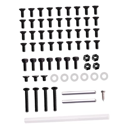 predolo RC Auto Hardware Set Im Maßstab 1/28 mit PTFE Rohr, Zuverlässig für Die Chassismontage, DIY von predolo